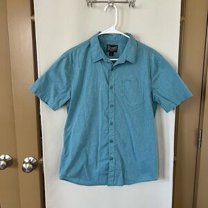 Retrofit Men's Small‎ Blue Short Sleeve Button Up Shirt